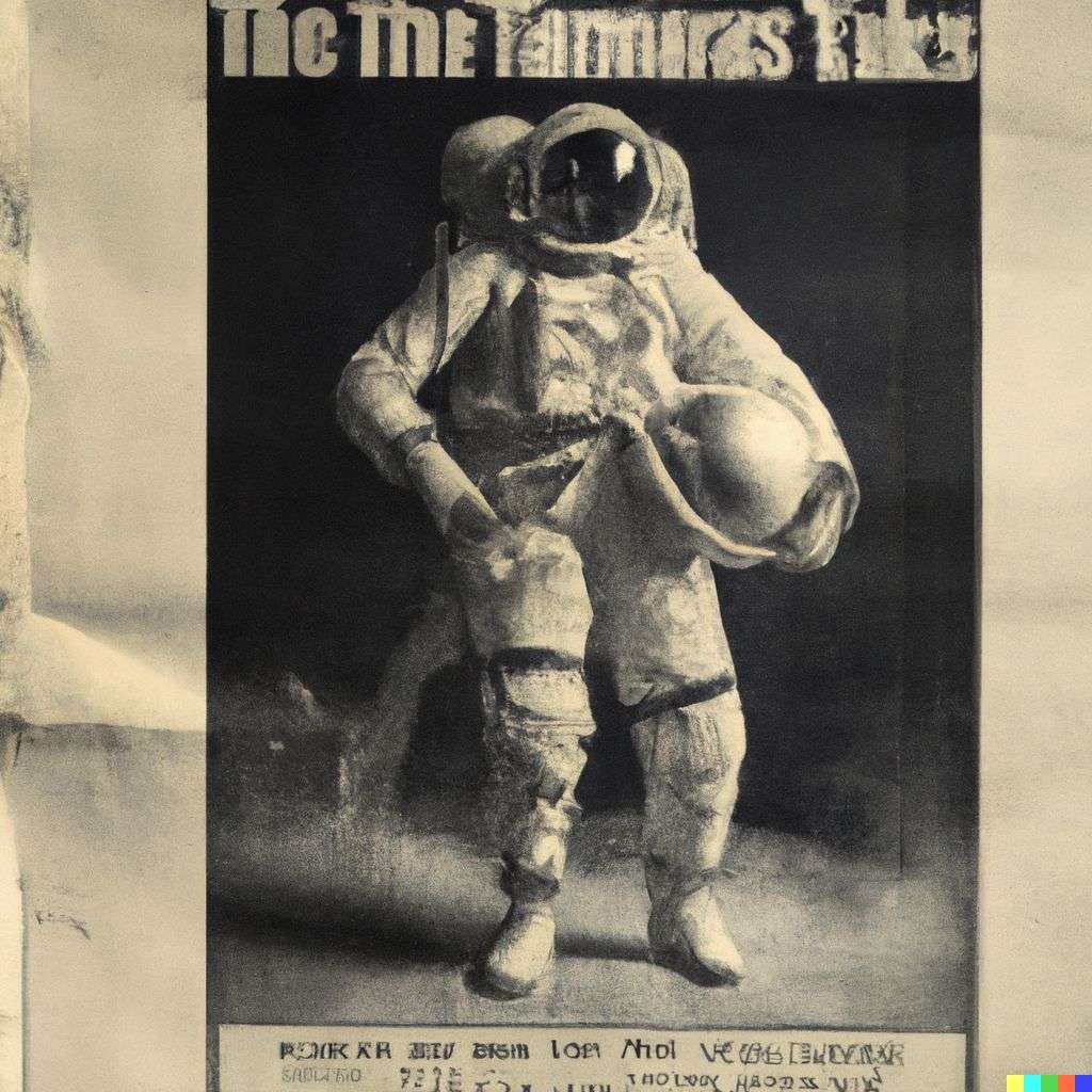 an astronaut, front page of The New York Times, 1910